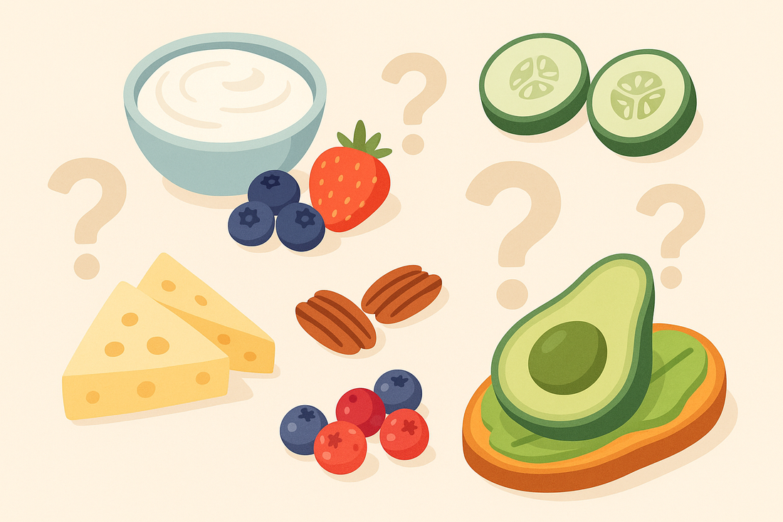 avocat fromage, questionnant la faim ou l'envie